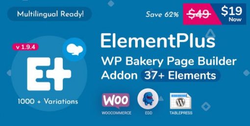 Element Plus  - WPBakery Page Builder Add-on