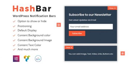 HashBar Pro  - WordPress Notification Bar