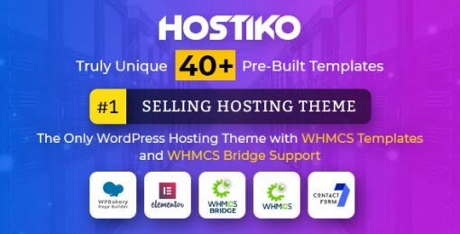 Hostiko  - WordPress WHMCS Hosting Theme