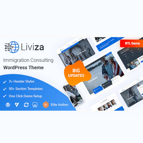 Liviza  Immigration Consulting WordPress Theme