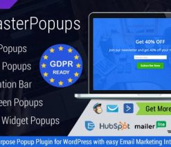 Master Popups  - Popup for Email Subscription