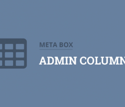 Meta Box Admin Columns Extension