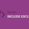 Meta Box Include Exclude Extension