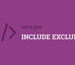 Meta Box Include Exclude Extension