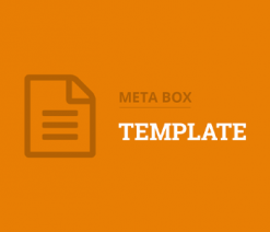 Meta Box Template Extension