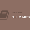 Meta Box Term Meta Extension