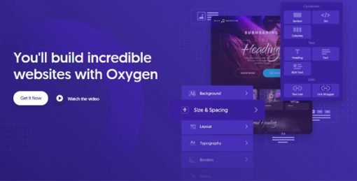 Oxygen  - The Ultimate Visual Site Builder