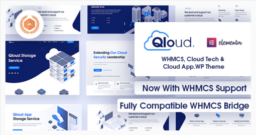 Qloud v - Cloud Computing Apps & Server theme