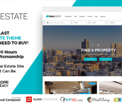 Real Estate   - Real Estate WordPress Theme