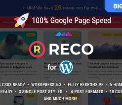 Reco  - Minimal Theme for Freebies