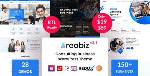 Reobiz  - Consulting Business WordPress Theme