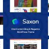 Saxon  - Viral Content Blog Magazine Theme