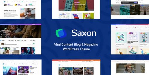 Saxon  - Viral Content Blog Magazine Theme