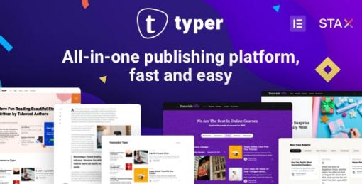 Typer  - Blog & Multi Author Publishing Theme