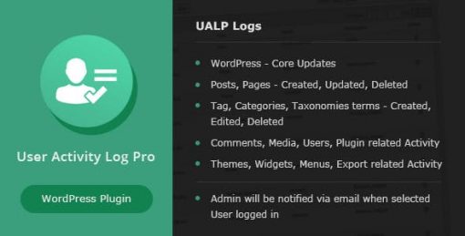 User Activity Log PRO for WordPress