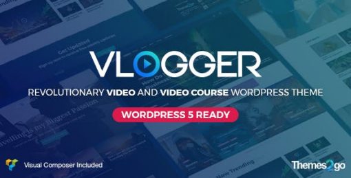 Vlogger  - Professional Video & Tutorials Theme