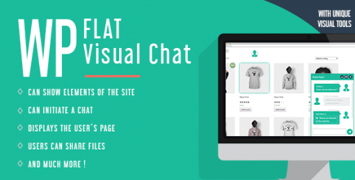 WP Flat Visual Chat Plugin