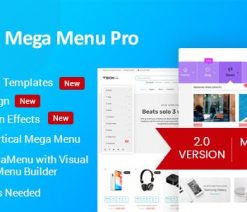 WP Mega Menu Pro  WordPress Plugin