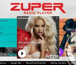 Zuper  - Shoutcast and Icecast Radio Player