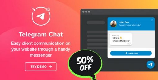 Elfsight Telegram Chat for WordPress