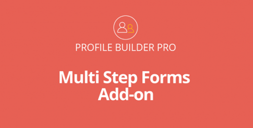 Profile Builder Pro Multi-Step Forms Add-on
