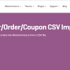 Customer Order Coupons CSV Import Suite