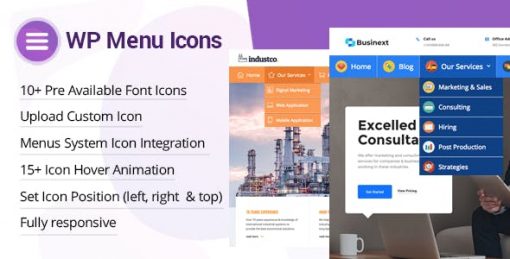 WP Menu Icons Plugin For WordPress