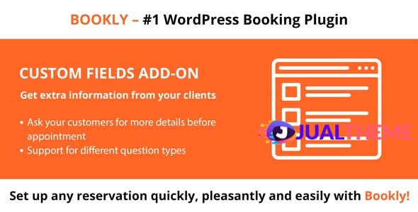 Bookly Pro Custom Fields (Add-on) Bookly Pro Custom Fields (Add-on)